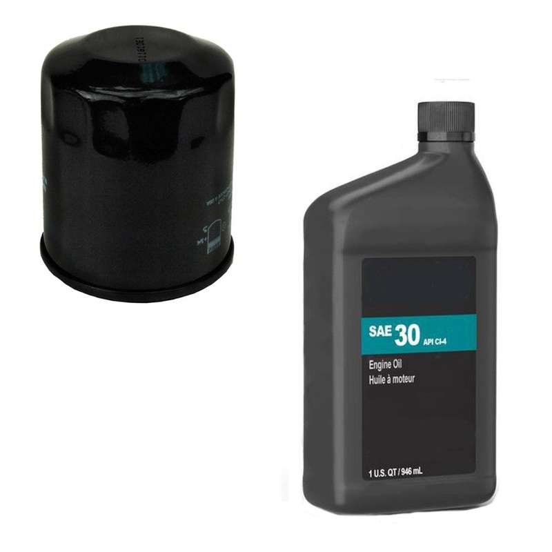 AM101001 Engine Oil & Oil Filter Kit Fits John Deere F510 Z925A Z930A Z950A
