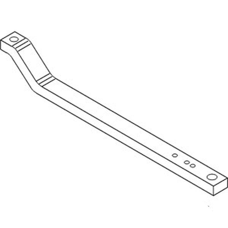 WN-A160849-PEX Drawbar, Rear, Curved Fits International/CaseIH 1270 1370 1570