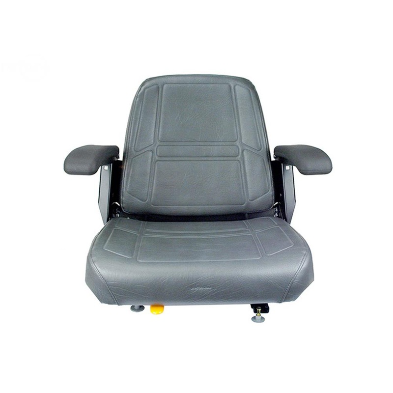 1-634691 Charcoal Gray Seat 907 Series Seat w/ Armrests 10.69-Inch wide mounting