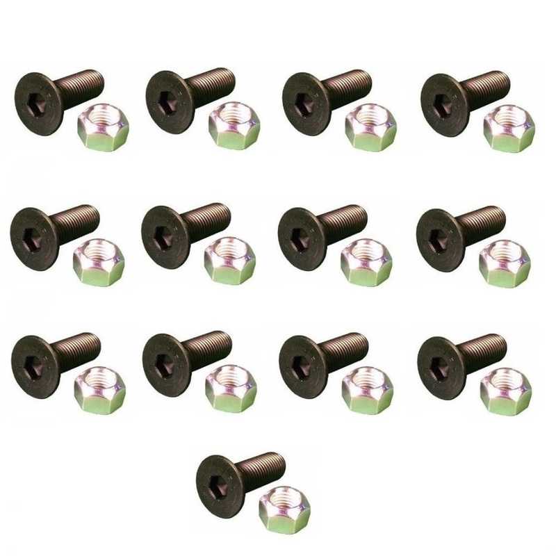 (13) Replacement Screws & (13) Replacement Nuts Fits CAT Models 5/8" x 2.5"