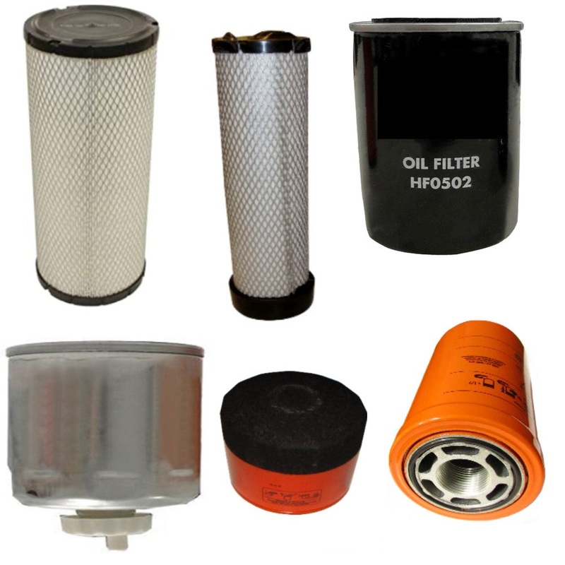6 Pc. Filter Maintenance Service Kit Fits Bobcat 331 6666333 6666334 6675517
