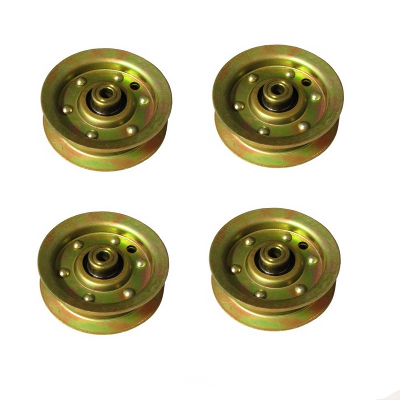 AM103287 AM103480 Four Idler Pulleys Fits John Deere (Fits JD) 42"-44" Decks