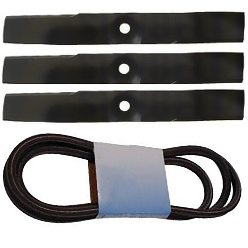 Blade Belt Kit Combo Set 54" Deck Fits John Deere 425 445 455 Mowers