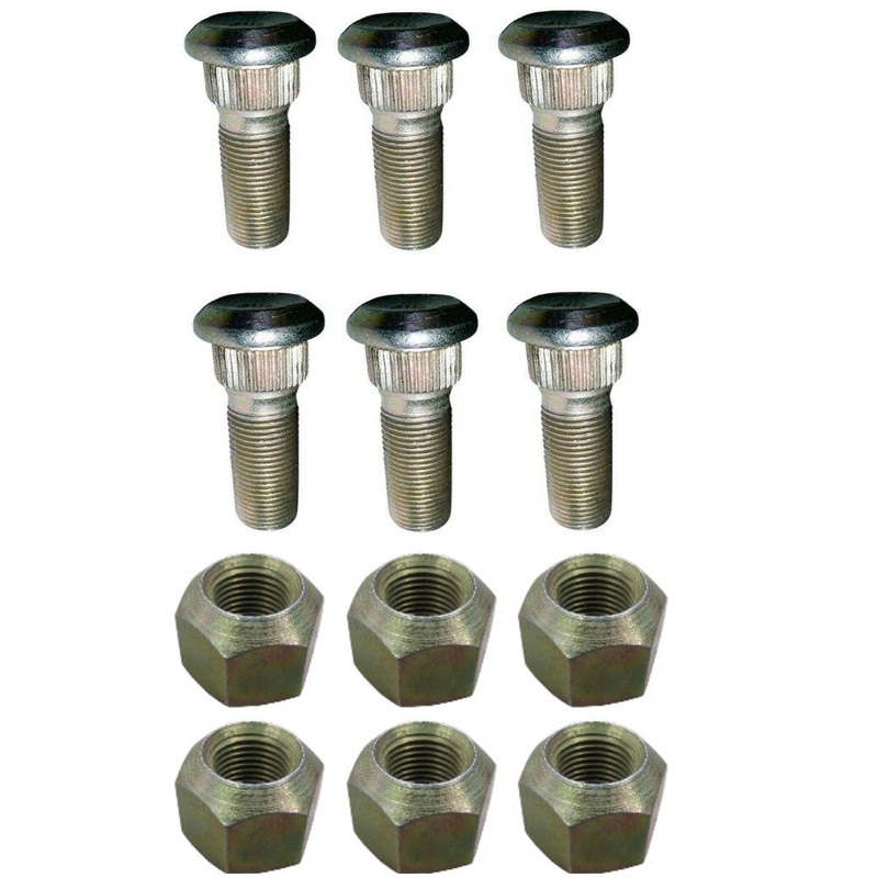 Front Wheel Studs with Nuts Fits Ford New Holland 333 701 C5NN1107F C5NN1012B