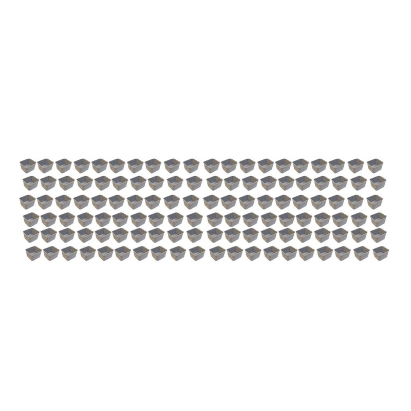 (Pack of 200) Gray Cage Cups hold 1 Pint (16 fl oz) to Hang Feed & Water for Pet