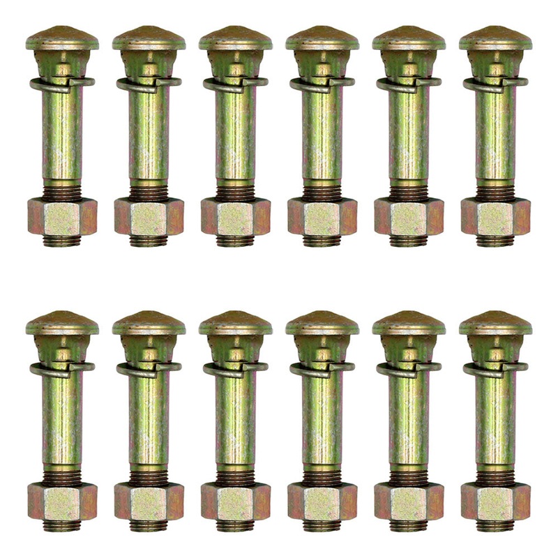 81821369 370938S36 12 Disc To Rim Shoulder Bolt Nut Fits Ford 8N 9N 2N NAA 600