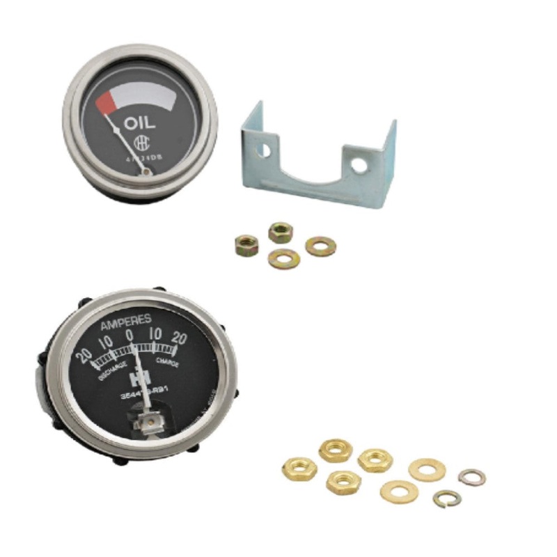 Oil Amp 2 Gauge Set Fits FARMALL A B C Super C A SAV 1947 1954 43987DB 354473R91