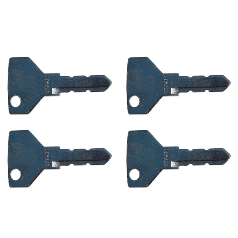 Set of (4) 198360-52160 fits  Yanmar Fits John Deere Fits JD Tractor Keys