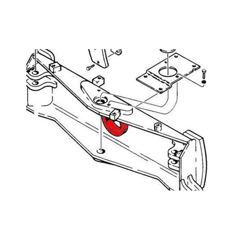 100195A1 Swivel Ring Outer Fits Case  850B, 850C, 850D, 850E