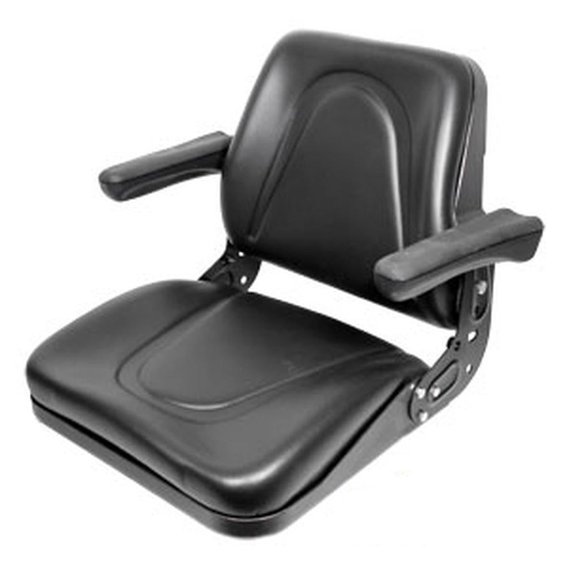 Universal T500BL Tractor Seat w/Slide Tracks Fits Kubota Fits Bobcat Fits Ford F