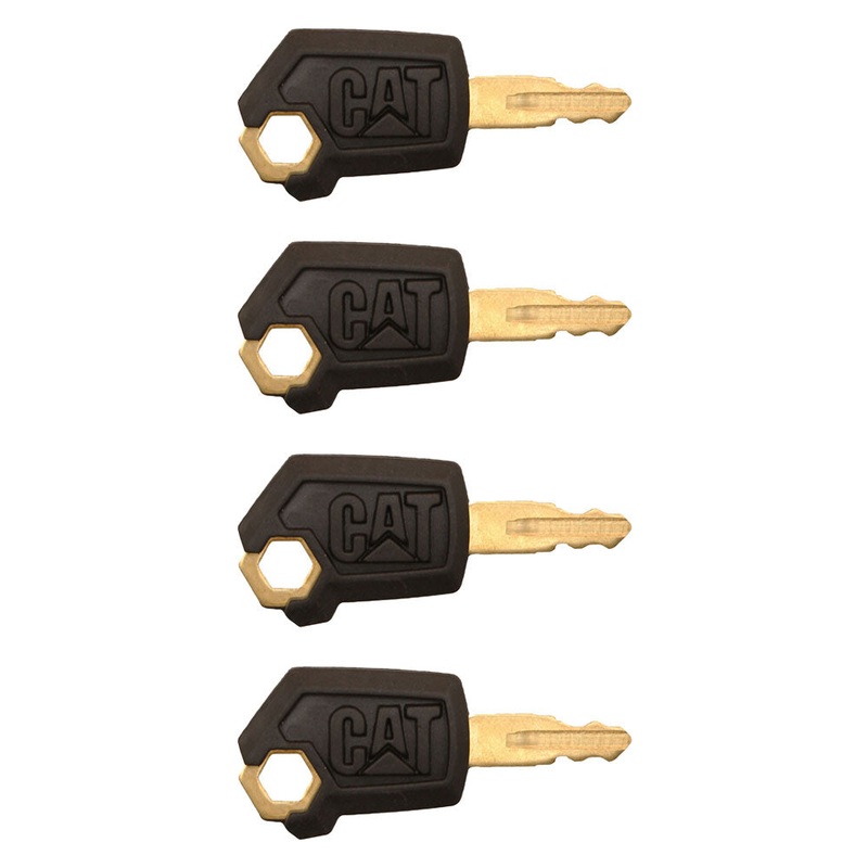 (4) Fits CAT Keys Excavator Fits Caterpillar Heavy Equipment Ignition Loader Doz