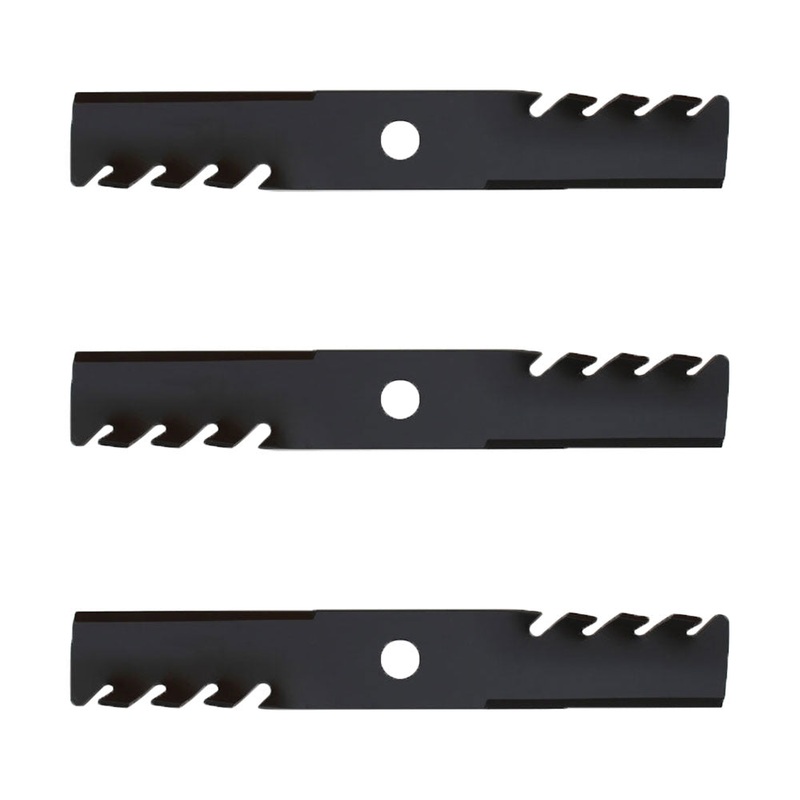 3 Mulching Blades for 48" Fits Exmark Metro Turf Tracer 15/16" Hole