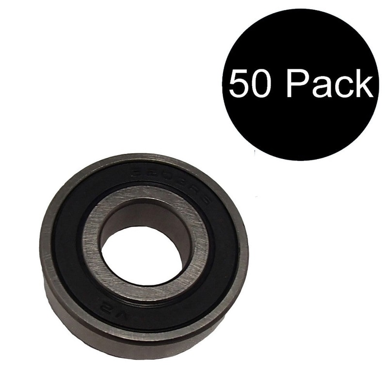 50 Pieces - Radial Double Sealed Ball Bearings, 17 x 40 x 12, 6203 2RS C3 EMQ