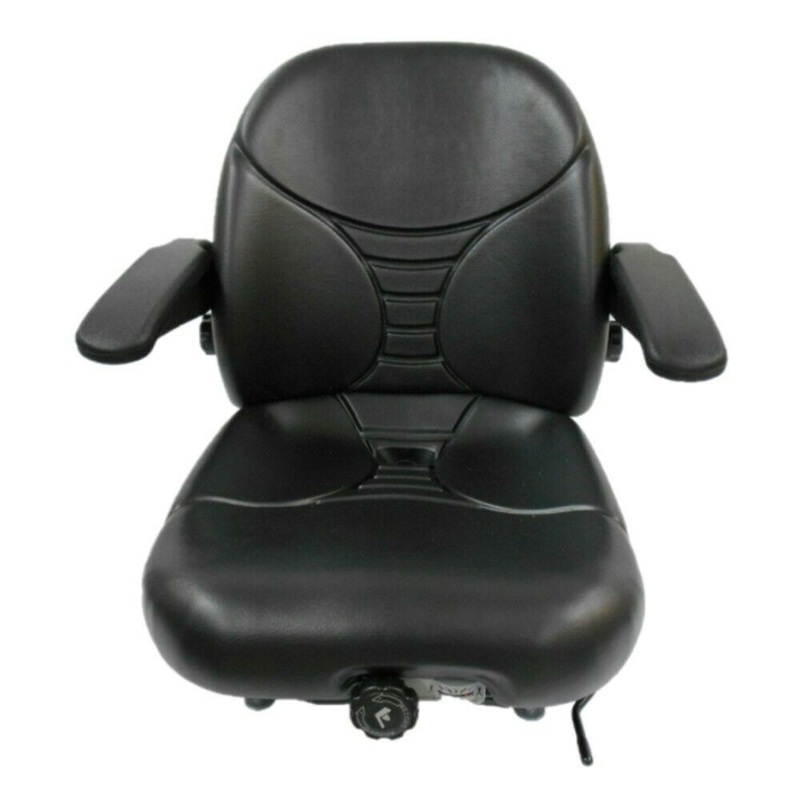Black Air Ride Seat fits Gravely Ariens Fits Kubota Zero Turn ZTR