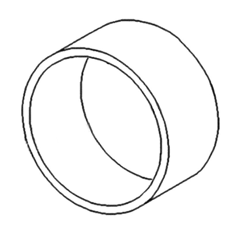 AT157247 Bushing Center, old style Fits John Deere 450G, 550G, 650G