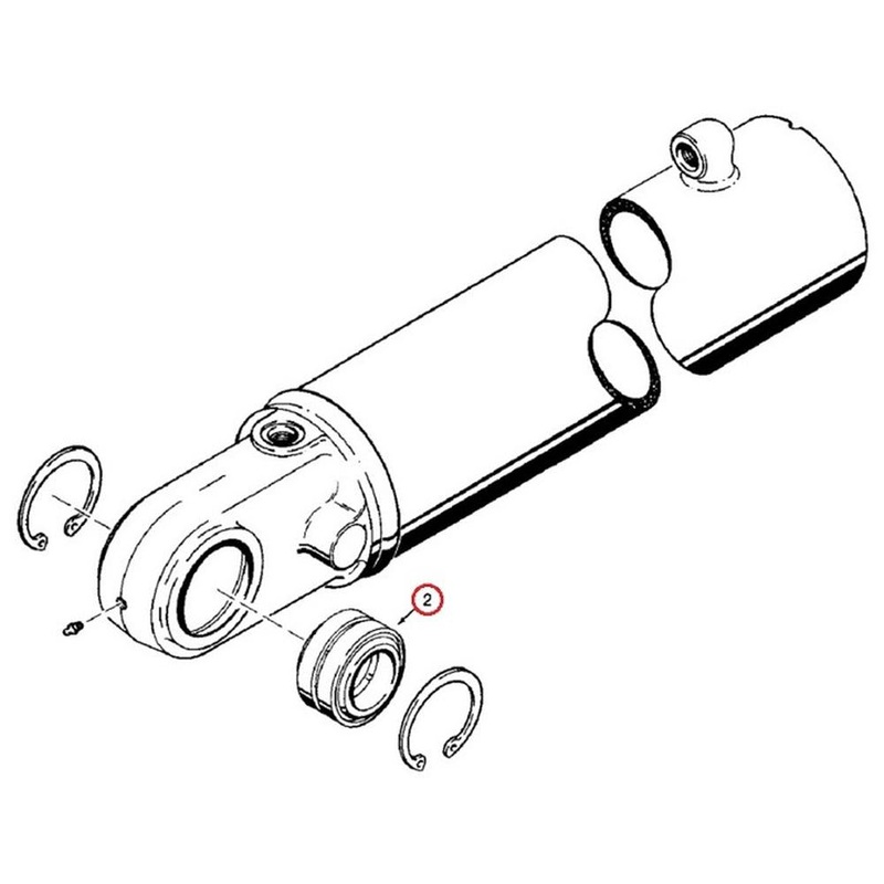 D23601 Bushing, Self Aligning - Fits Case 1150B, 1150C, 1150D, 1150E