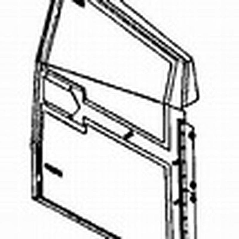 AT197865 Side Shield L/H  With hinge & latch Fits John Deere 850C, 850C-II