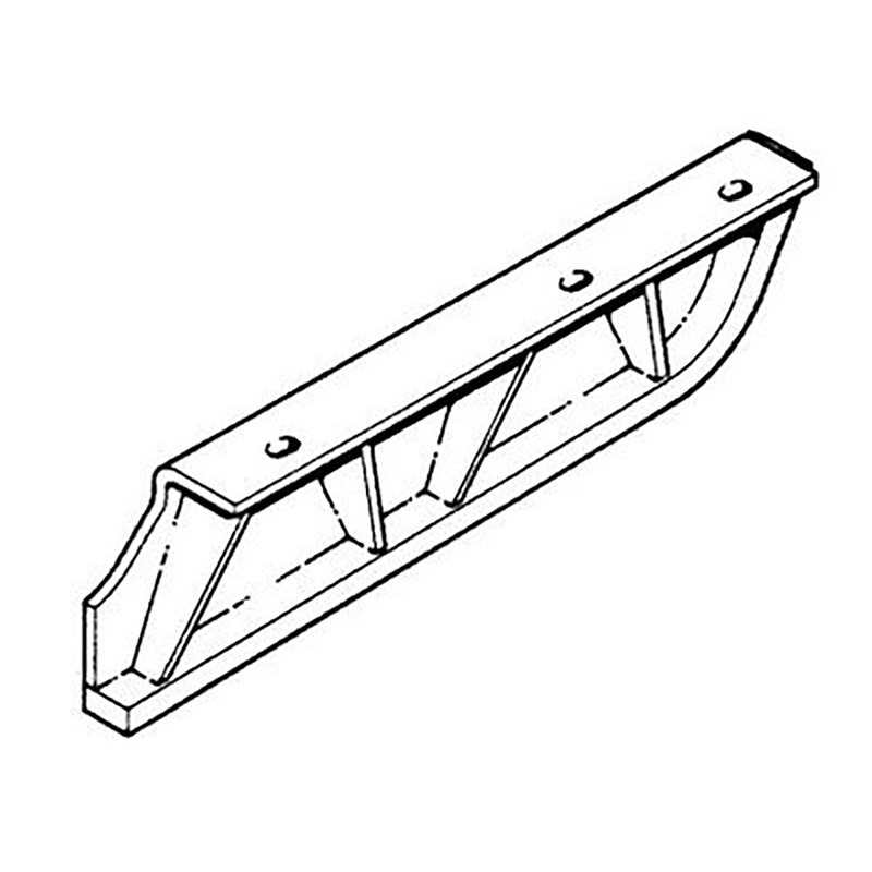 R36675 rockguard Front R/H Fits Case 450 to s/n 3050800  Loader & Dozer