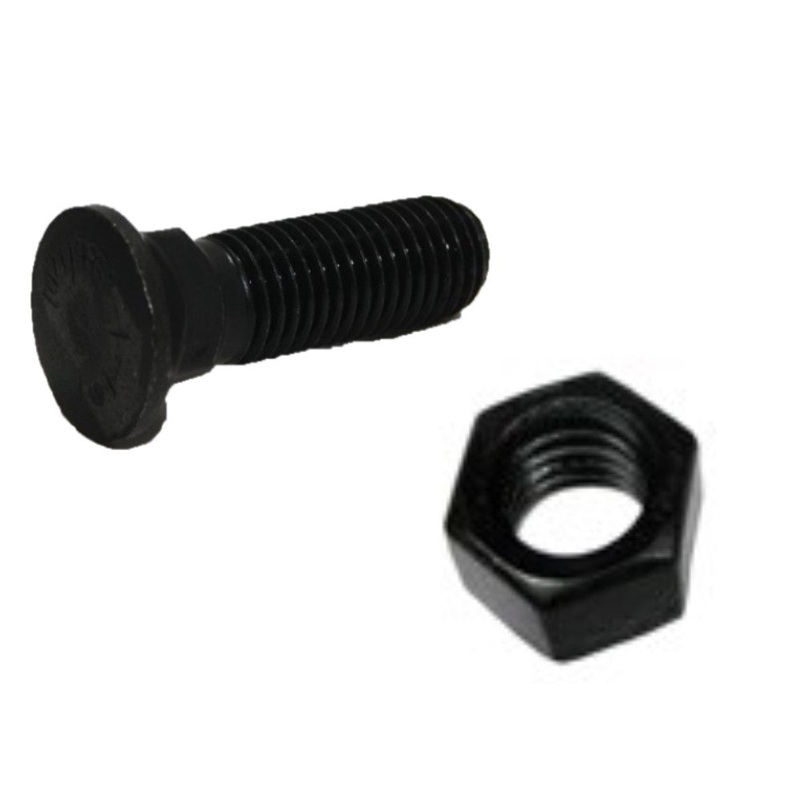 Plow Bolt & Nut for Blades Cutting Edges 5/8-11x2 1/4 Grade 8 PM06705