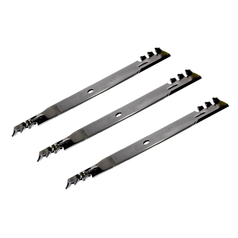 Set of Three (3) Rotary Blades 24-15/16" x 29/32" x 3" x 0.250"