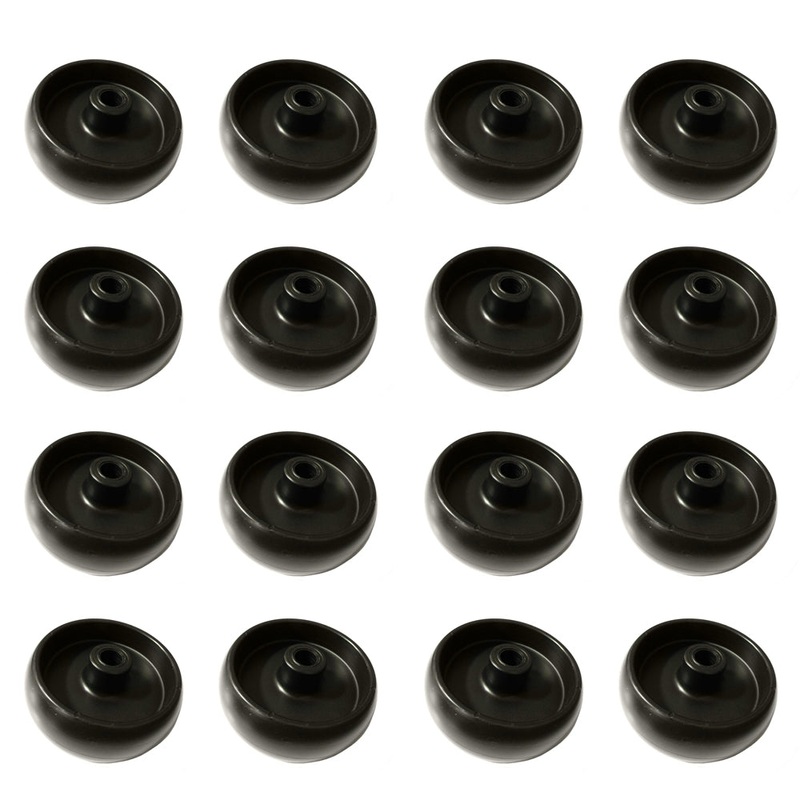 (16-Pack) Plastic Deck Wheels GX10168 Fits John Deere Riding Mowers