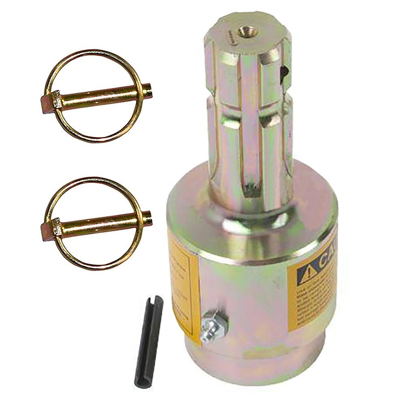 PTO Over Running Coupler 540 RPM Slip Over Run Clutch 1-3/8" Male 1-3/8" Female
