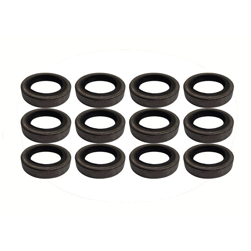 (12) Trailer Seals 168255TB for 3500# 1.68'' x 2.56'' Double Lip #84 Spindle