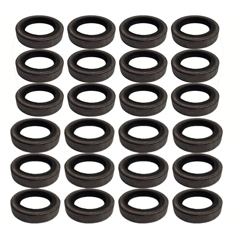 (24) Trailer Seals 168255TB for 3500# 1.68'' x 2.56'' Double Lip #84 Spindle
