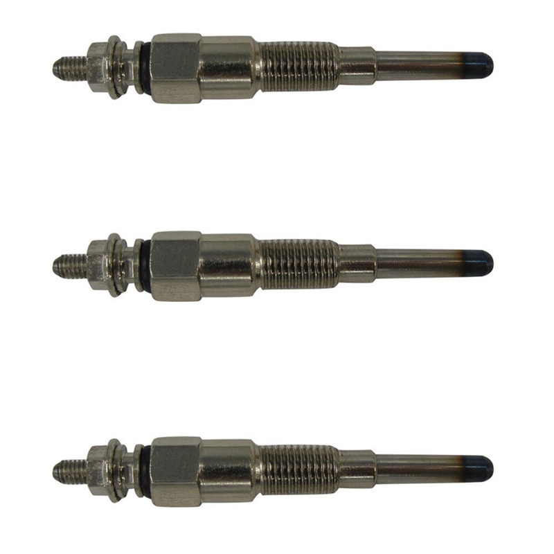 3PCS Glow Plug 16851-65512 16851-65510 Fits Kubota Tractor B21 B1700D B1700E