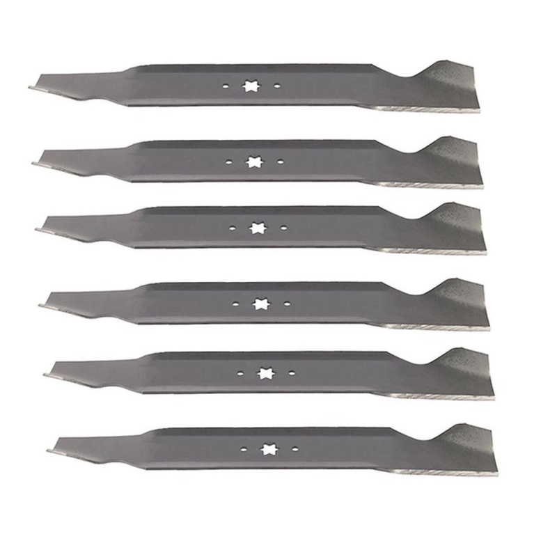 (6) Aftermarket Standard Mower Blades Requires (2) Blades for 42" Deck Fits MTD
