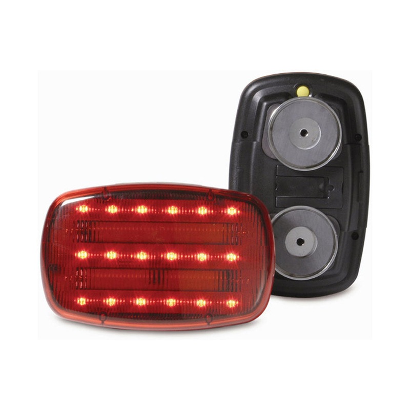 Led Magnetic Battery Operated Led Safety Light Red HF18RPHD HF18RHD