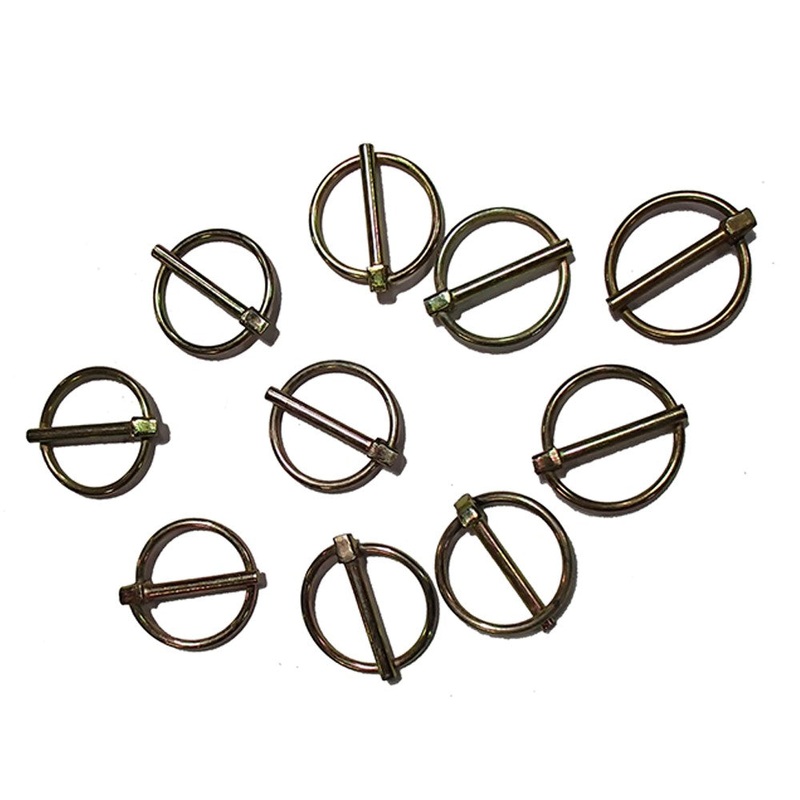 (10) PN01 Universal Linch Lynch Pin Clip 3/16" x 1 1/4" for Tractors