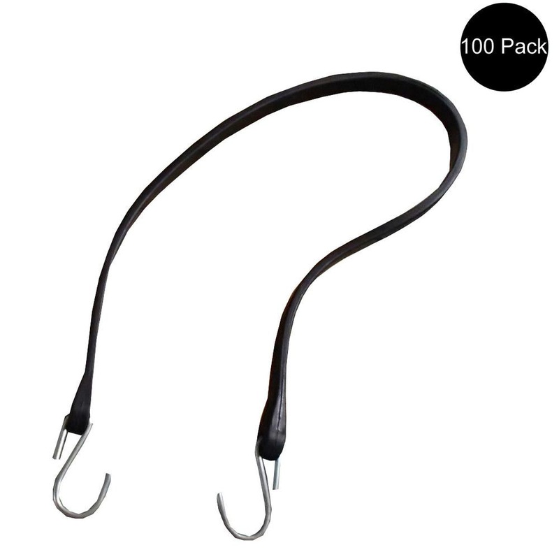 (100) 41" Bungee Cord Strap Cargo Tie Down T41-10 For Flatbeds Vans Caravans