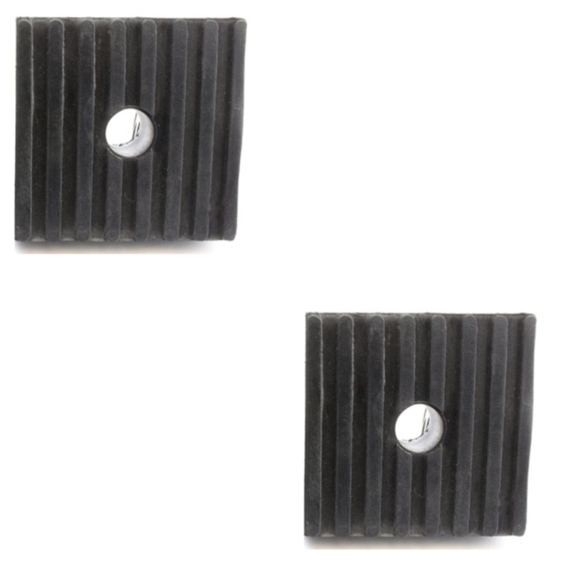(2) Anti Vibration Pad For Air Compressor Or Equipment Solid Rubber 4x4x1