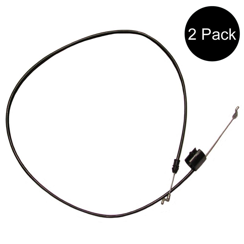 (2) Engine Control Cables 52.5" Fits Electrolux Fits Husqvarna 176556, 162778, 1
