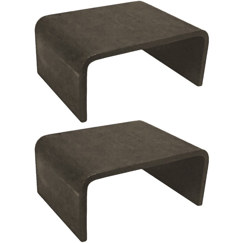 (2) Heavy Duty 6ga Steel Weld-on Stake Pockets for Utility Truck Trailer 1000103