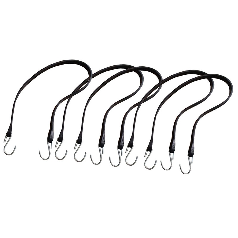 (5) 41" Bungee Cord Strap Cargo Tie Down T41-10 For Flatbeds Vans Caravans