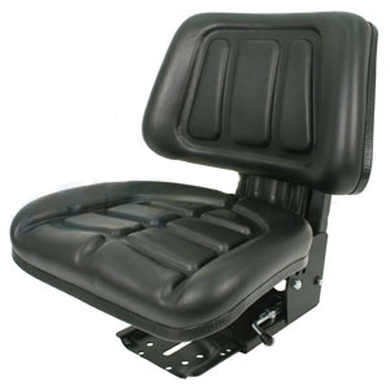 Black Fullback Tractor Suspension Seat Fits Ford/New Holland 600, 601 800