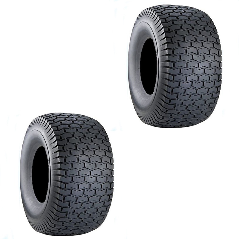 SET OF TWO Carlisle Turf Saver II 15-6.00-6 Lawn Tires 15 600 6 WHEEL NOT INCLUD