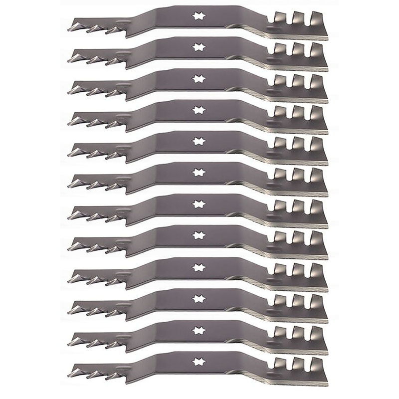 12PK Mulching Lawn Mower Blades Fits Cub Cadet MTD Fits Toro 742-04053 742-04053