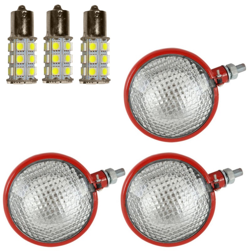45640DB Headlight and 12V Rear Combo Work Light Fits IH Fits FARMALL Tractor LED