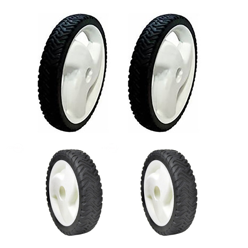 105-1816 105-1815 Set of 4 Wheel Kit Fits Toro 22" Recycler 20001-20111