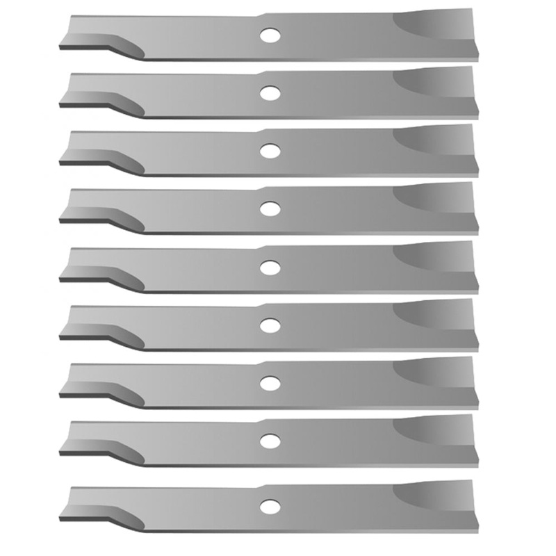 (9) 52 Blades 103-6402 15/16 Center Hole 92-030 Metro Turf" Fits Exmark