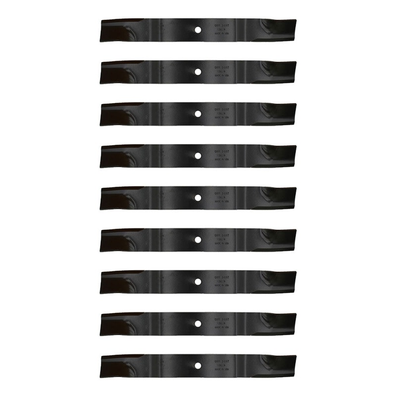 Nine (9) 315-792 Fits Hi-Lift Blades for Ariens & Gravely 60" Deck 08979600