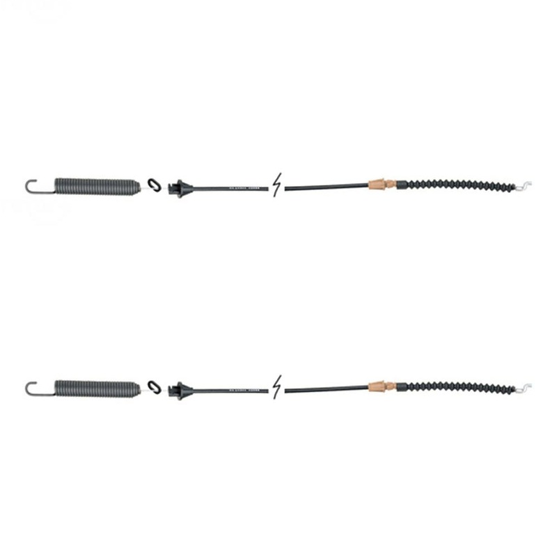 (2) Pack of Deck Engagement Cables Fits MTD 946-04618 746-04618
