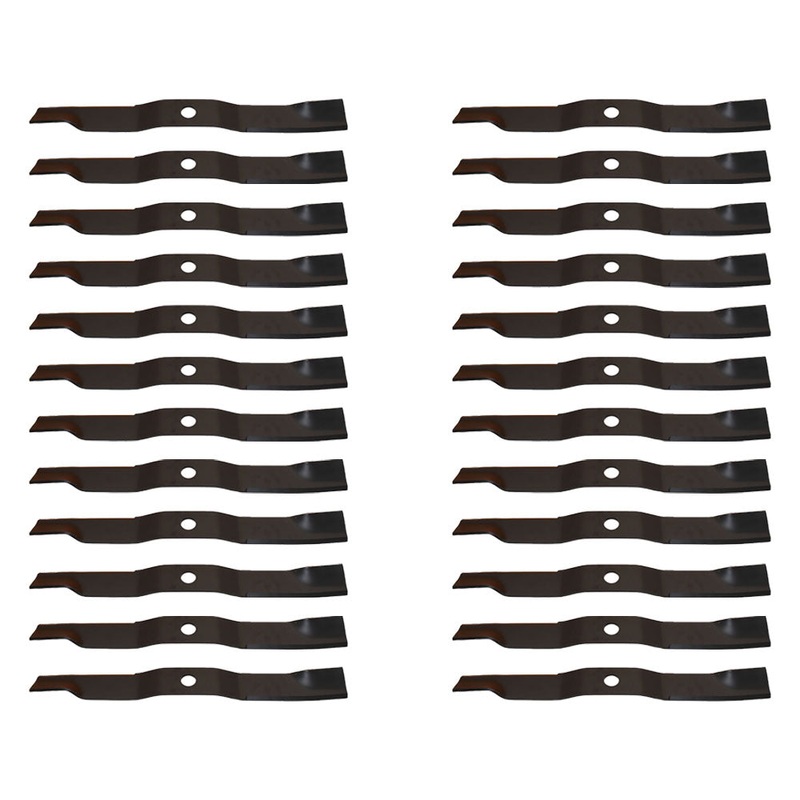 24 Pack Mower Blade K5677-34340 Fits Kubota B2150D, F2560, F3060, Pro Deck, ZD28