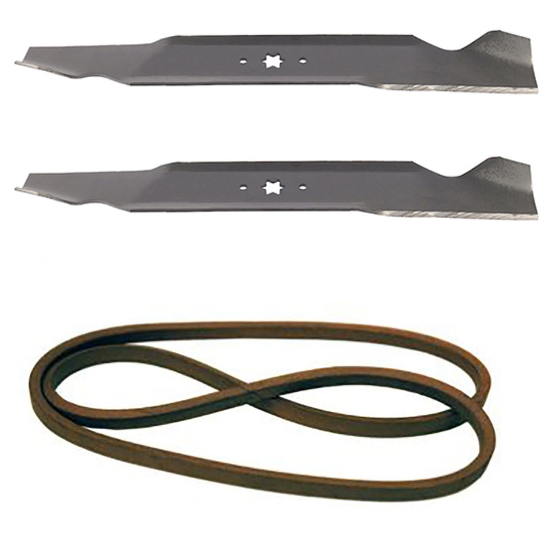 46" Lawn Mower Deck Blade Belt Combo Kit for Troy Bilt Horse XP