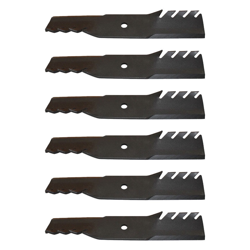 (6) Fits Bobcat Mower Deck Mulch Blades - 48'' - Pro Fits CAT, Fast Fits Fit