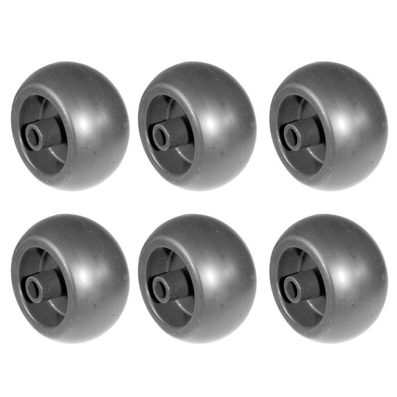 6 Pack Fits Stens 210-132 5 Plastic Deck Wheel Fits Bobcat 2721512 Grasshopp