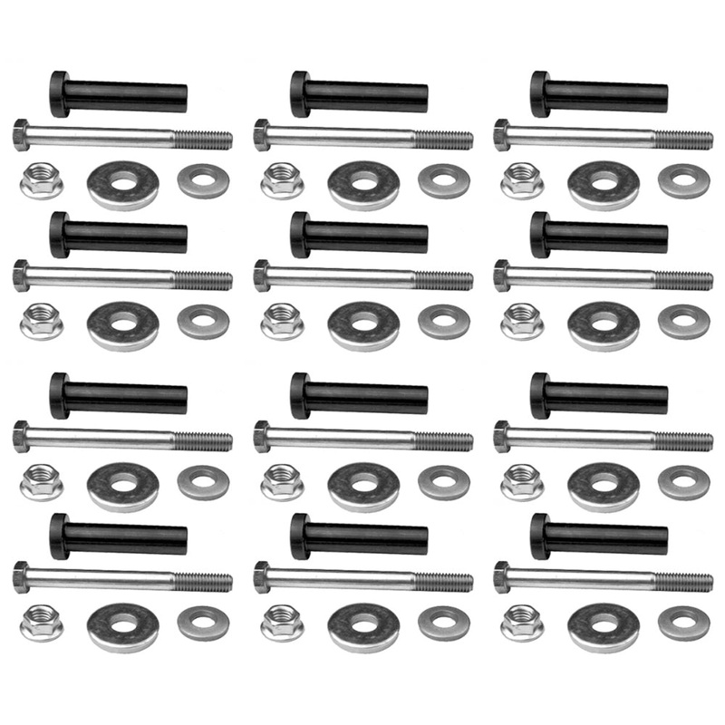 Deck Wheel Hardware Kit 12ct Fits Exmark 103-3168 103-4051 1-603602 603602 10007